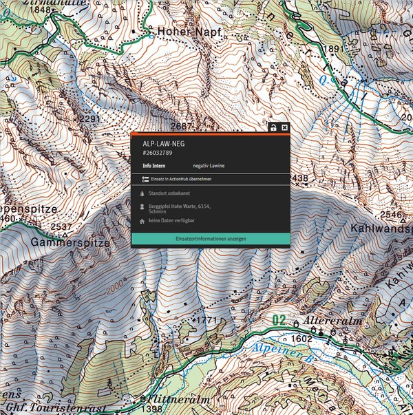 Negativlawine melden: Ruf 140 oder nutze die SOS EU ALP-App!